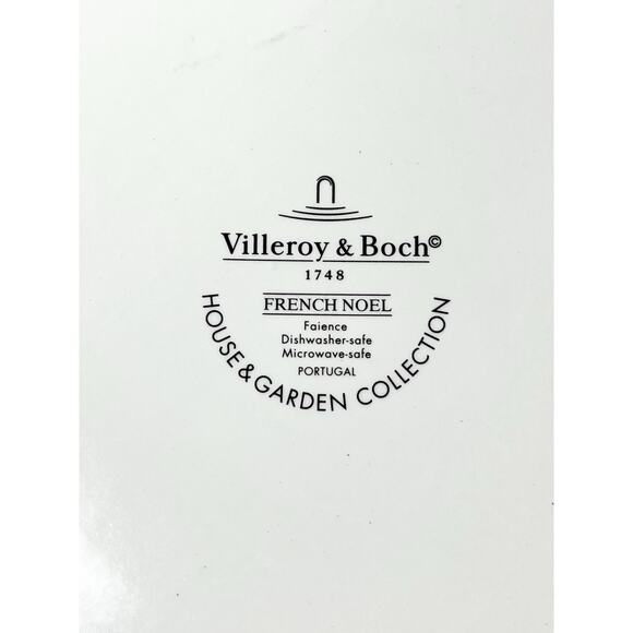 Villeroy & Boch “French Noel” Round Ceramic Serving Platter 17” - Picture 5 of 5
